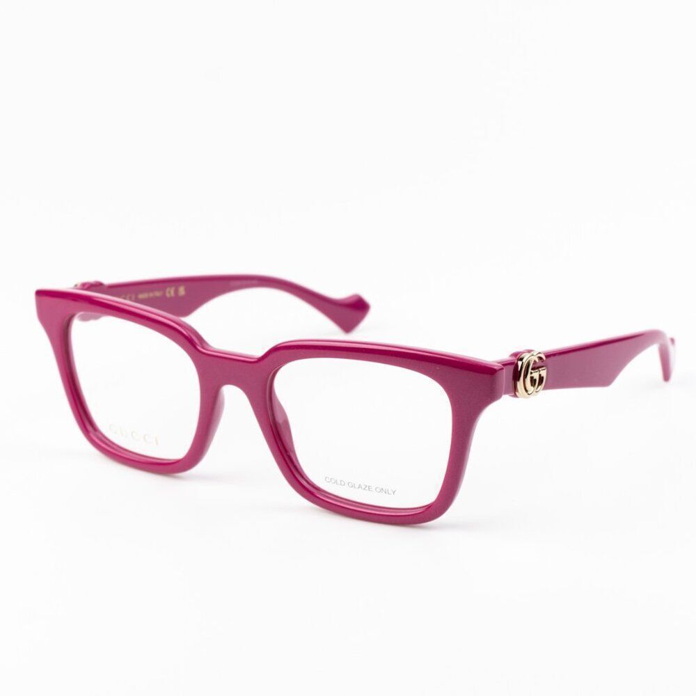 NEW Gucci GG1728O 004 Red Pink Square Women Eyeglasses - Picture 4 of 10